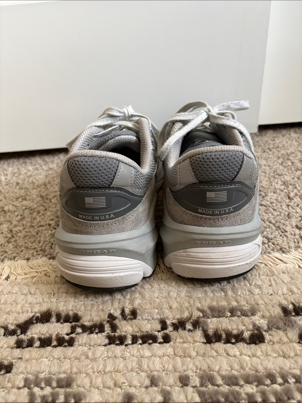 New Balance 990v6 Running Shoes Men's 11.5 2A Grey Made in USA M990GL6 - Picture 5 of 8